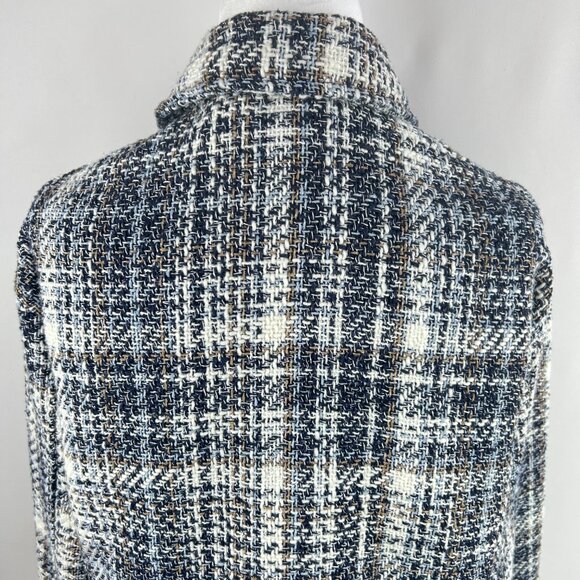 My Style preppy classic tweed plaid jacket – Women size Medium - Picture 7 of 10